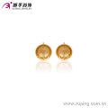 29848 Promotion simply fine jewelry circle stud earrings gold plated copper alloy earrings for ladies